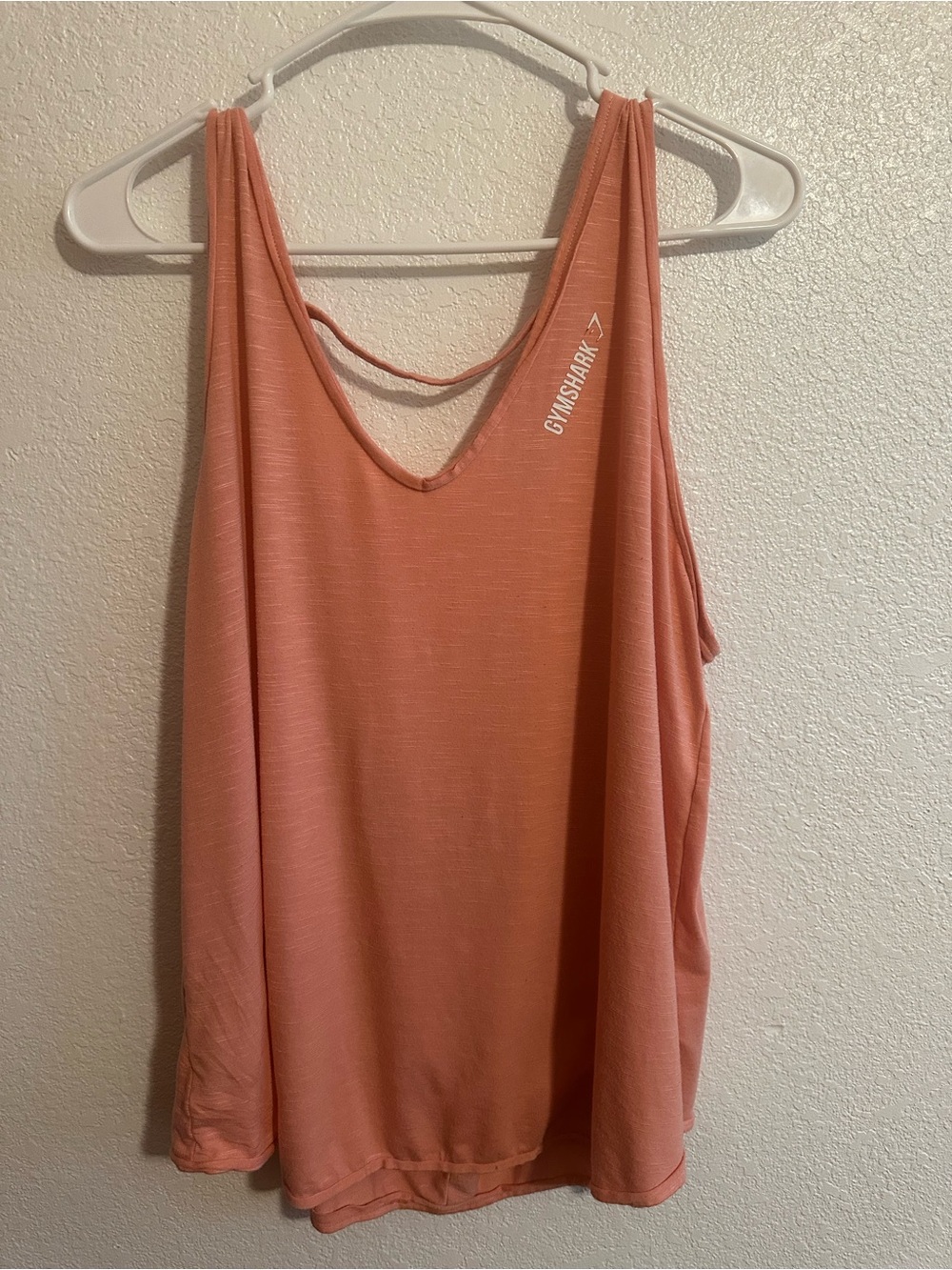 Gymshark Coral Tank Top with Strappy Back